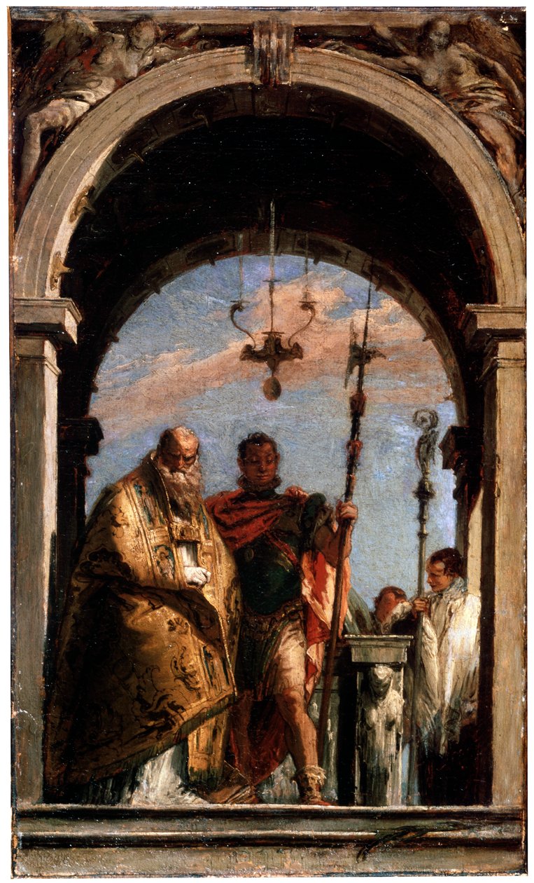 Två heliga, 1740-1745. av Giovanni Battista Tiepolo