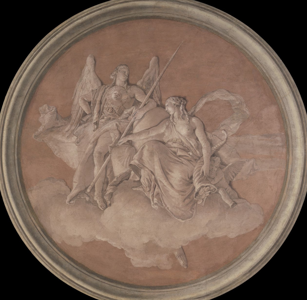 Dygd och överflöd, 1760. av Giovanni Battista Tiepolo