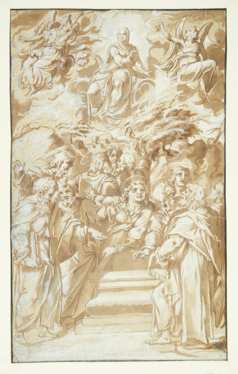 Marias himmelsfärd av Giovanni Battista Venanzi