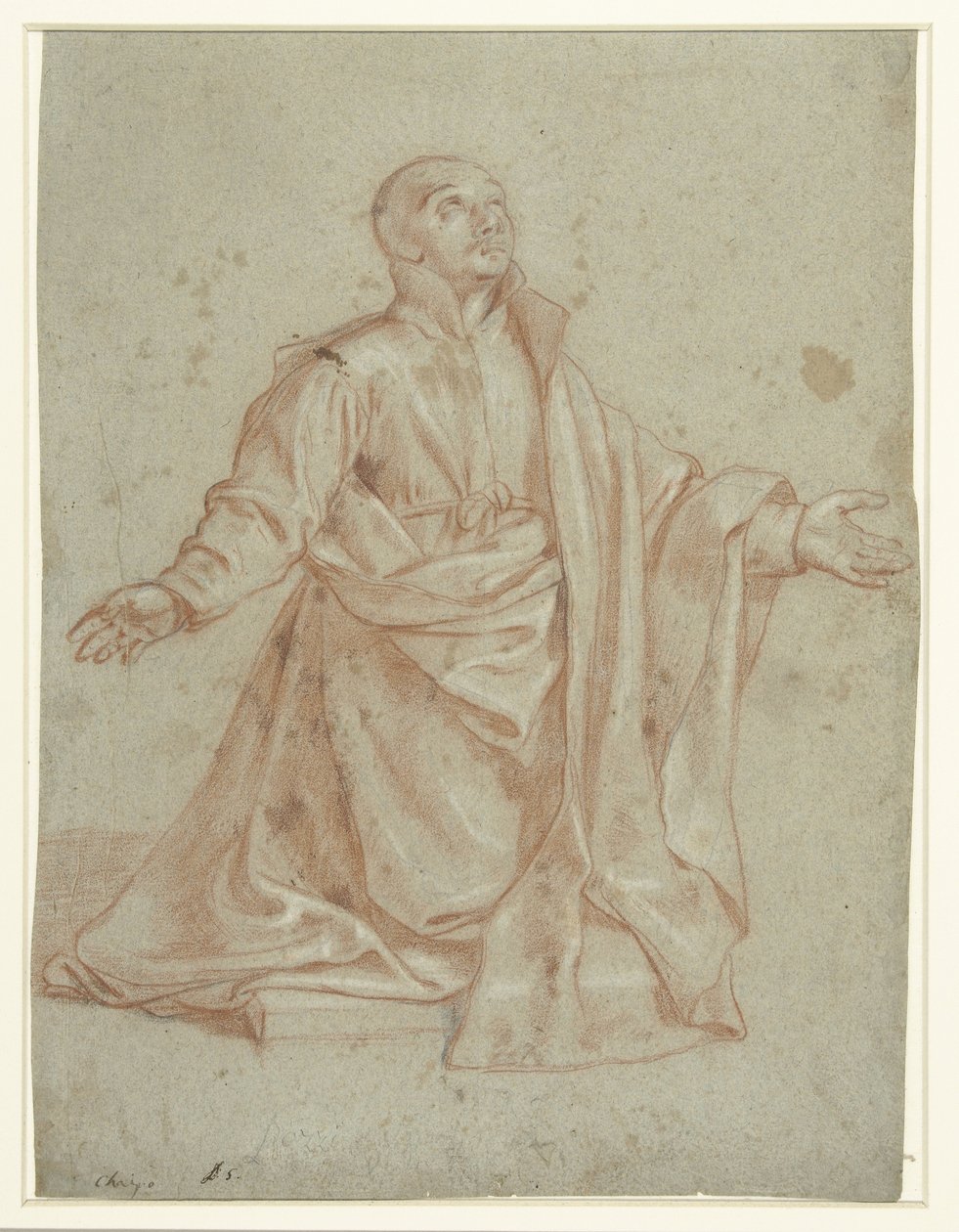 Sankt Ignatius av Loyola, i tillbedjan av Giovanni Battista del Cairo