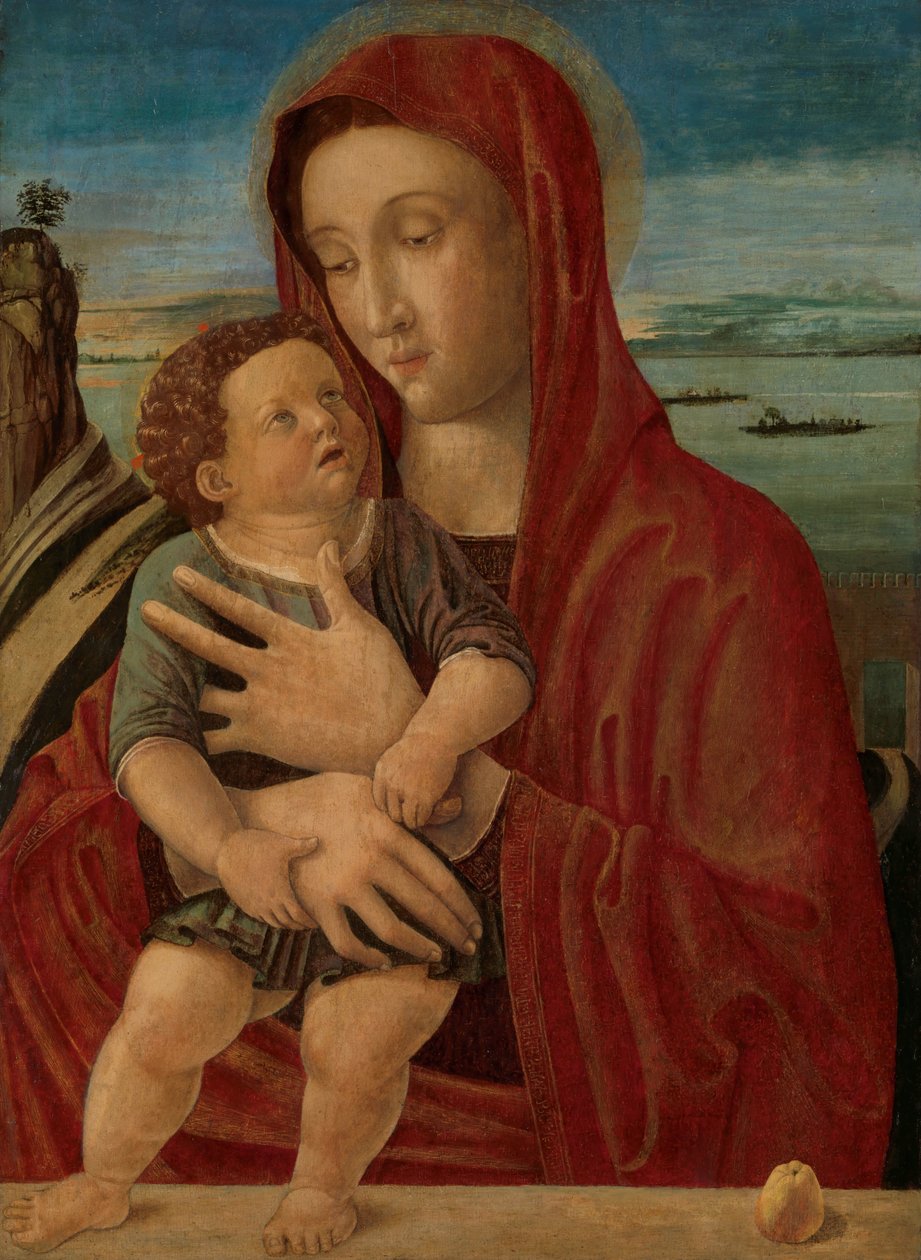 Madonna och barn av Giovanni Bellini (circle of)