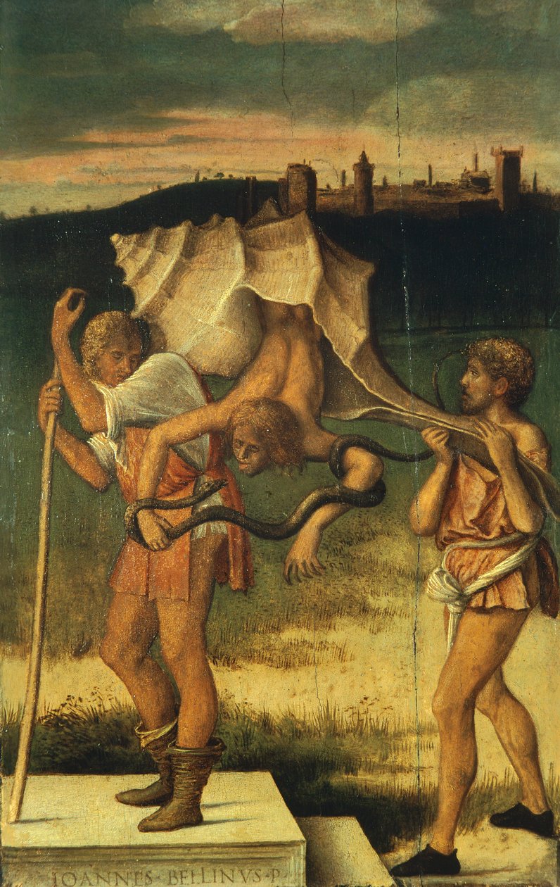 Allegori Skadligt skvaller (eller förtal) av Giovanni Bellini
