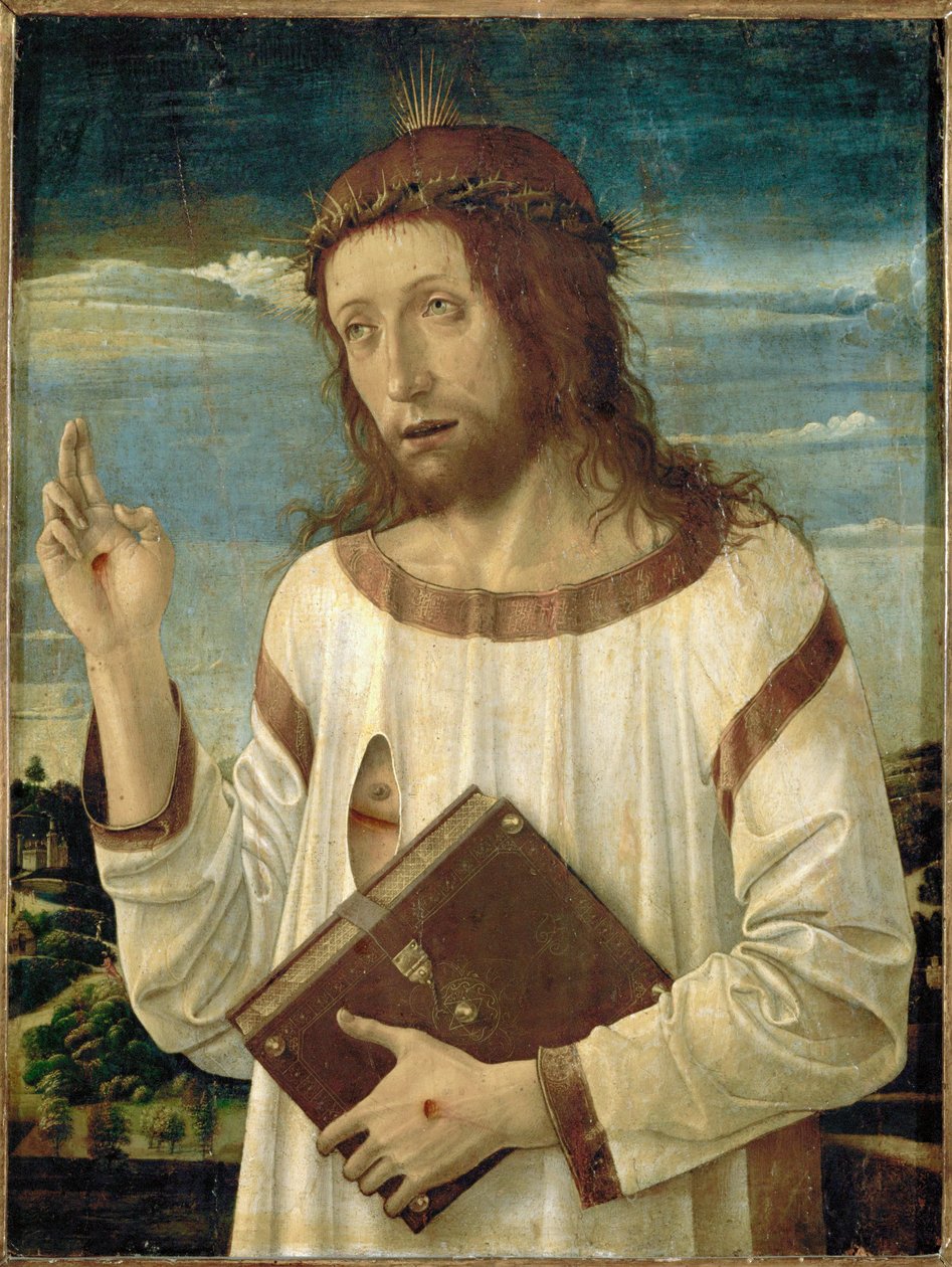 Kristi välsignelse... av Giovanni Bellini