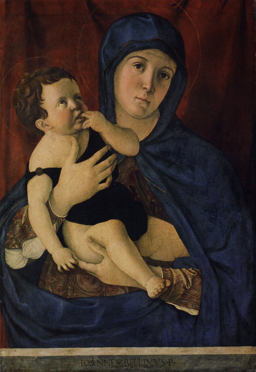 Tyska: Maria mit dem Kind Madonna och barnet av Giovanni Bellini