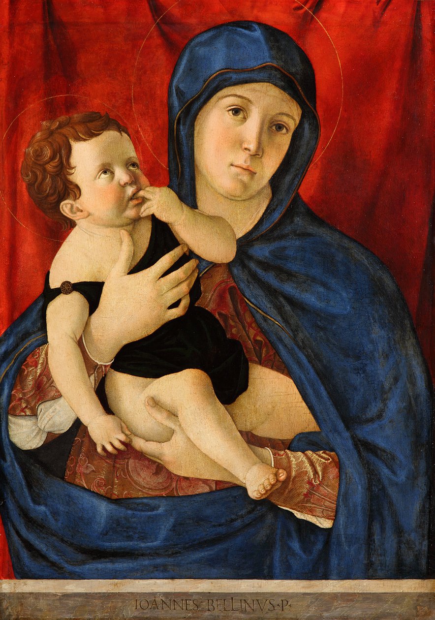 Tyska: Maria mit dem Kind Madonna och barnet av Giovanni Bellini