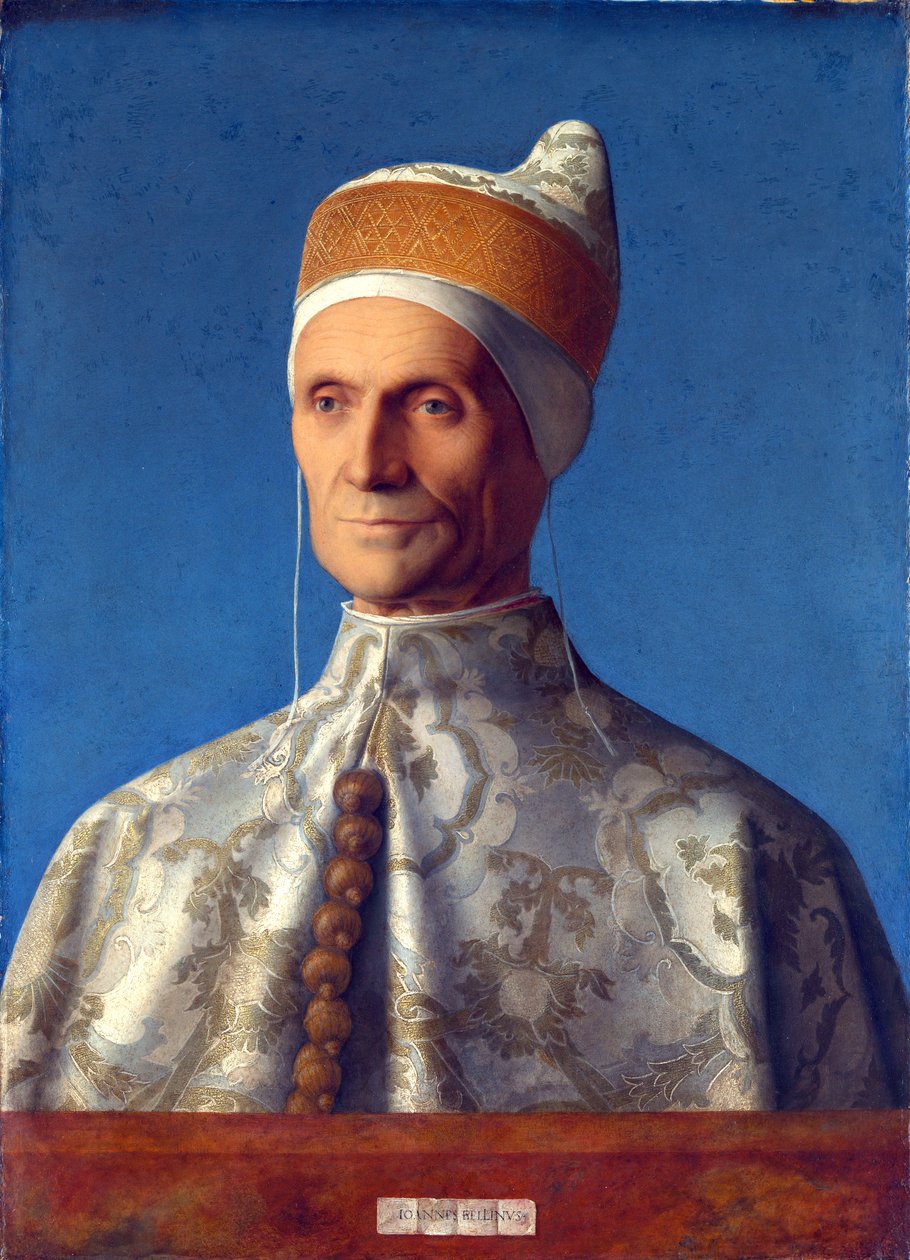 Italienska: Porträtt av doge Leonardo Loredan Porträtt av doge Leonardo Loredan av Giovanni Bellini