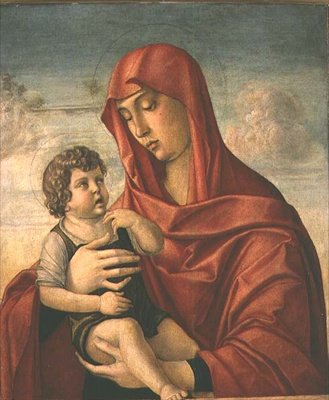 Madonna och barn (panel) av Giovanni Bellini