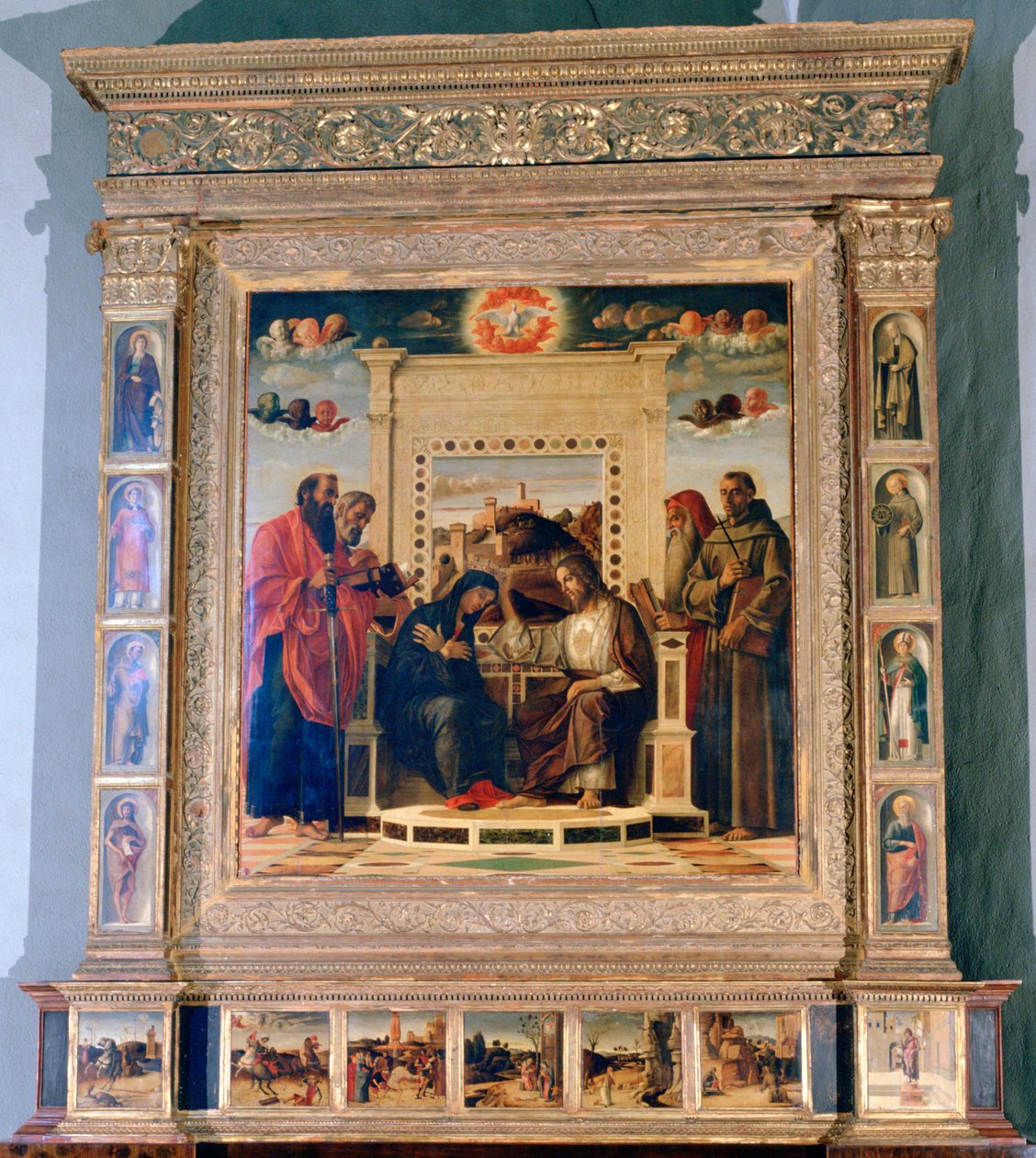 Pesaro altartavla altartavla, c1474 av Giovanni Bellini