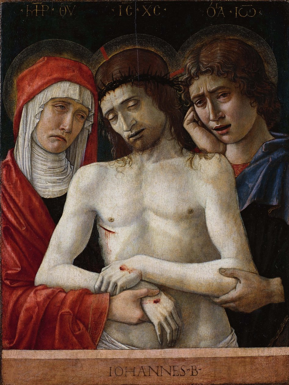 Pieta, ca 1455. av Giovanni Bellini