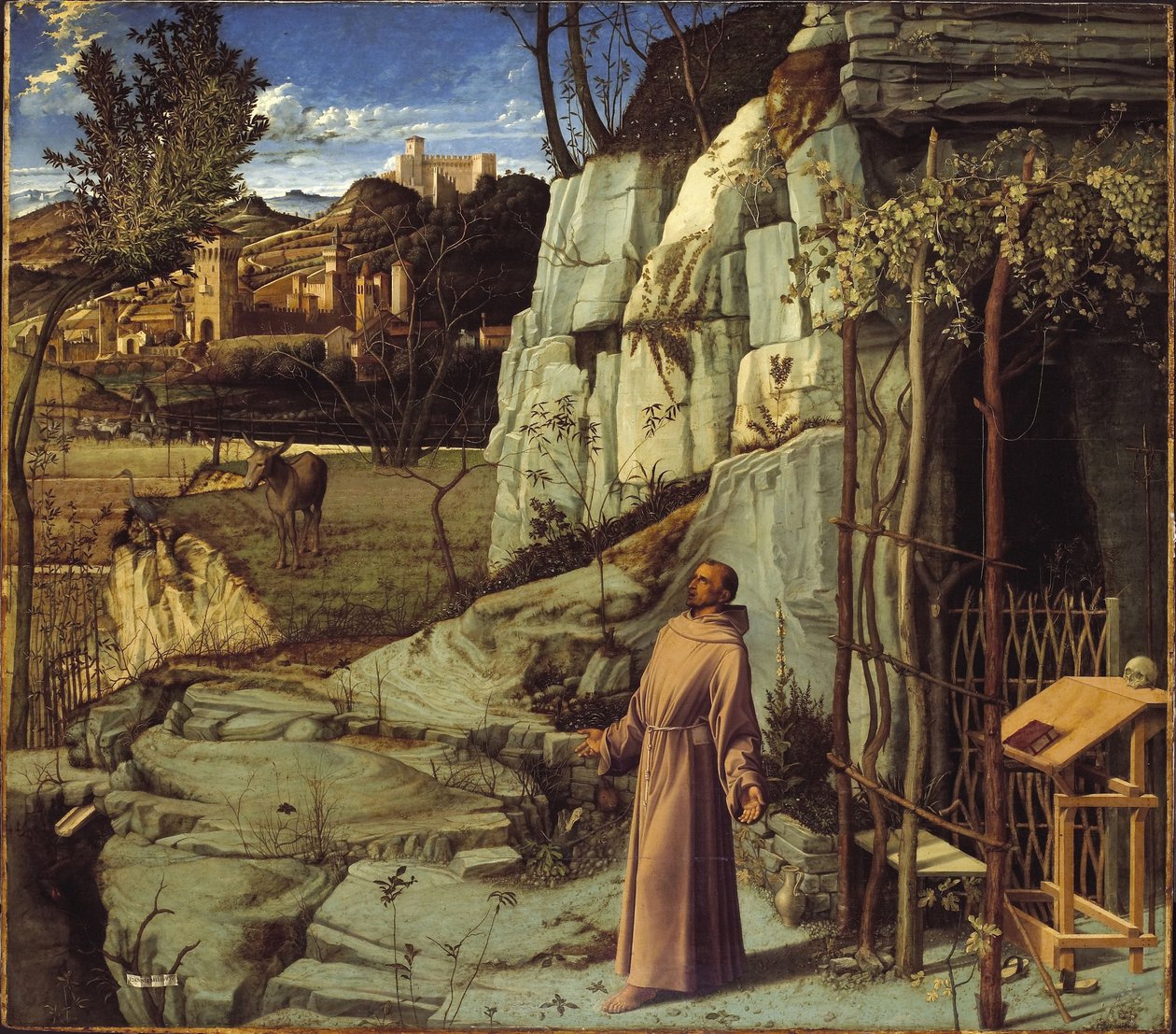 Sankt Franciskus i öknen av Giovanni Bellini