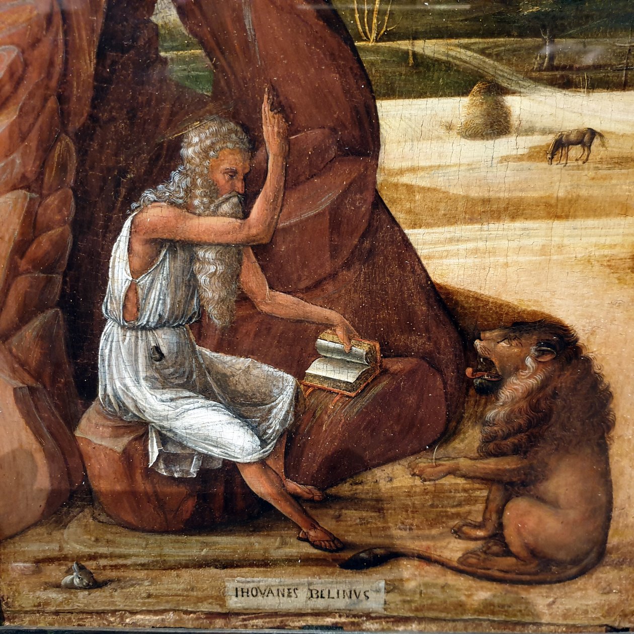 Sankt Hieronymus i vildmarken av Giovanni Bellini