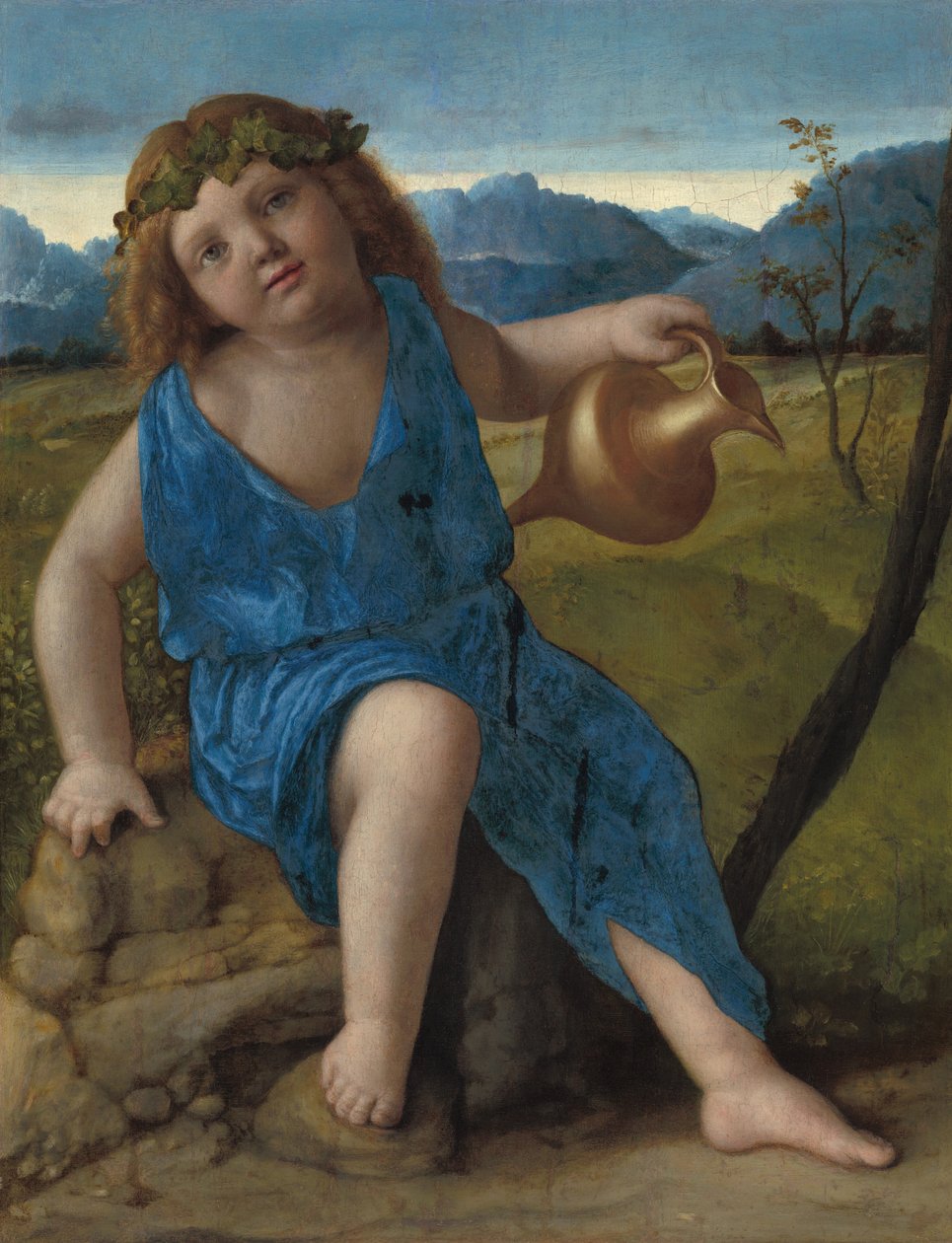 Spädbarnet Bacchus av Giovanni Bellini