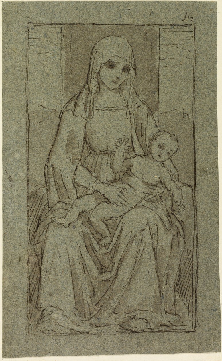 Jungfru och barn av Giovanni Bellini