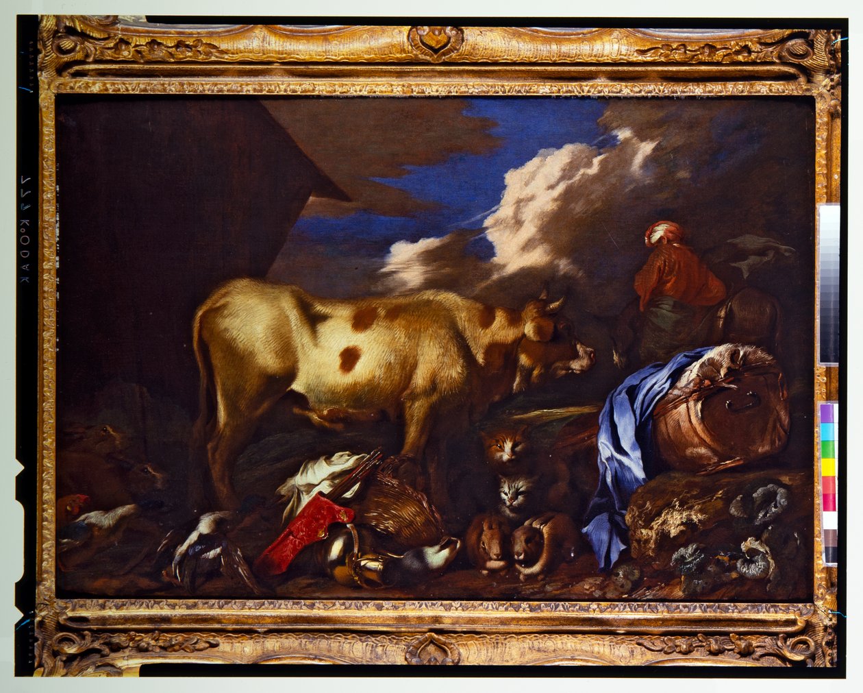 Noas ark med djur av Giovanni Benedetto (1609 64) Castiglione