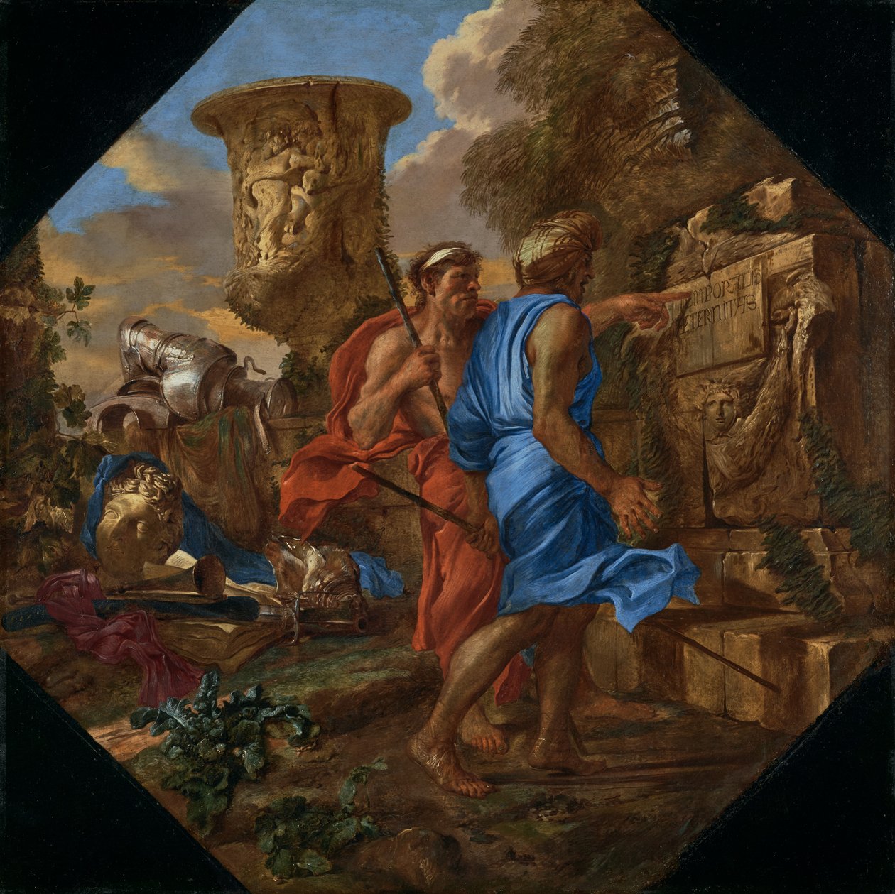 Arcadian Shepherds av Giovanni Benedetto Castiglione