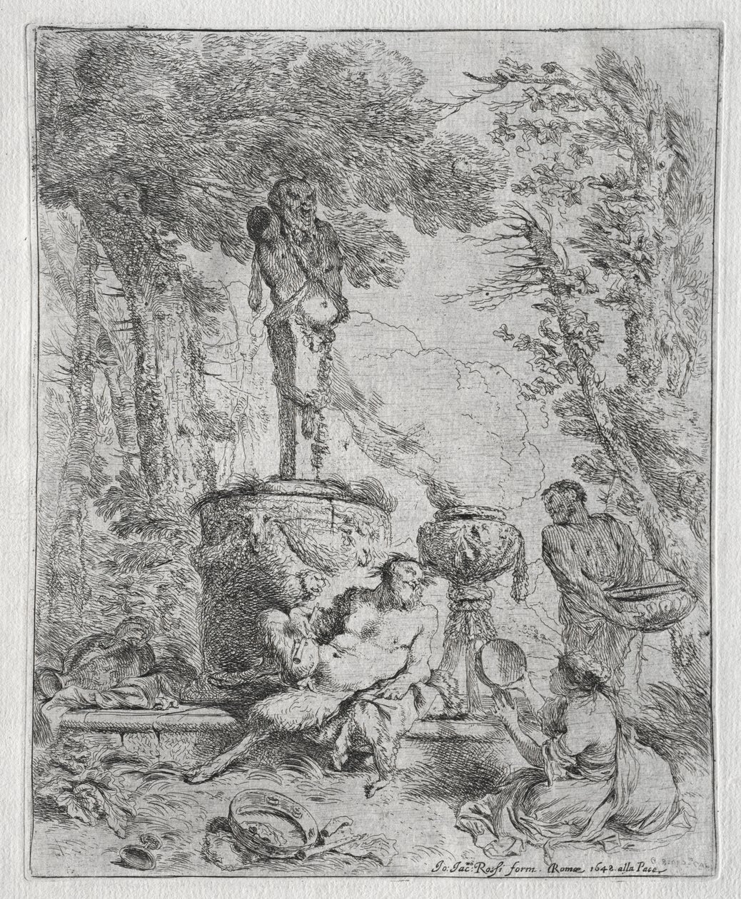 Pans fest, 1648. av Giovanni Benedetto Castiglione