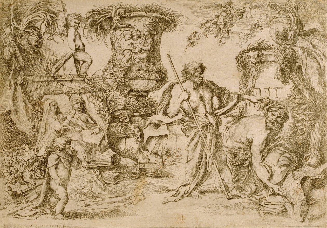 Temporalis Aeternitas av Giovanni Benedetto Castiglione