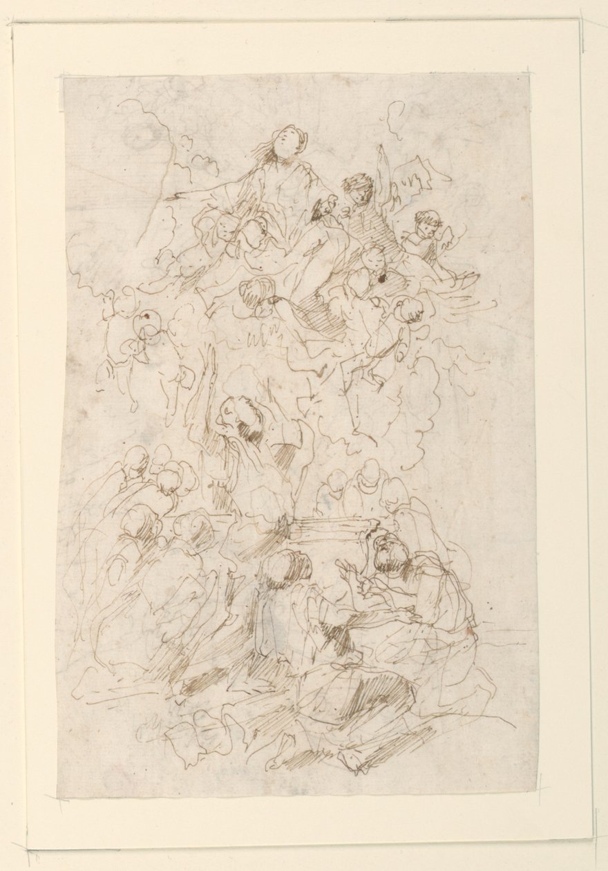 Antagandet av Giovanni Benedetto Castiglione