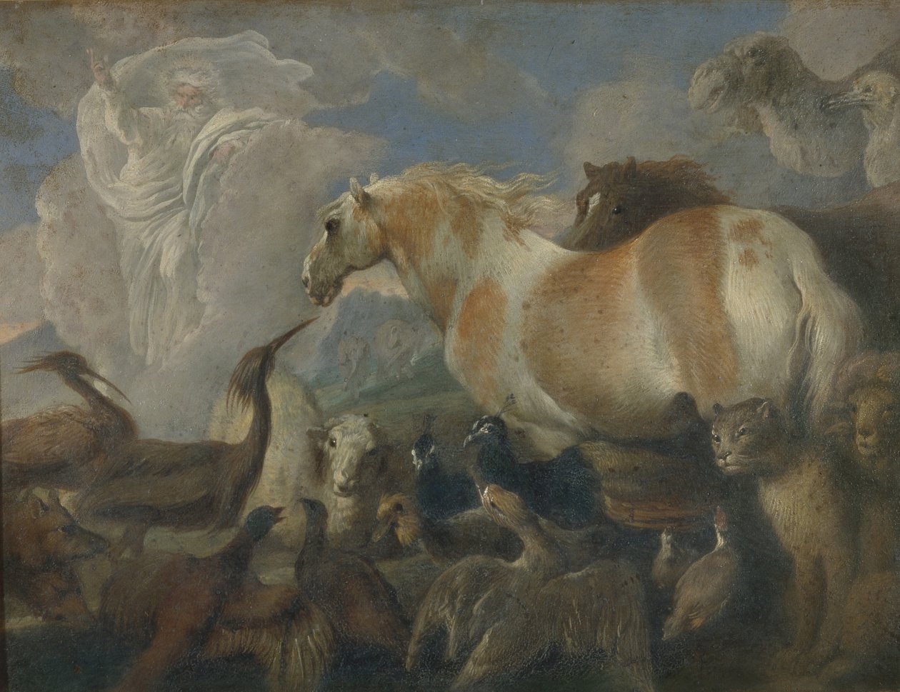 Skapelsen, mitten av 1600-talet. av Giovanni Benedetto Castiglione