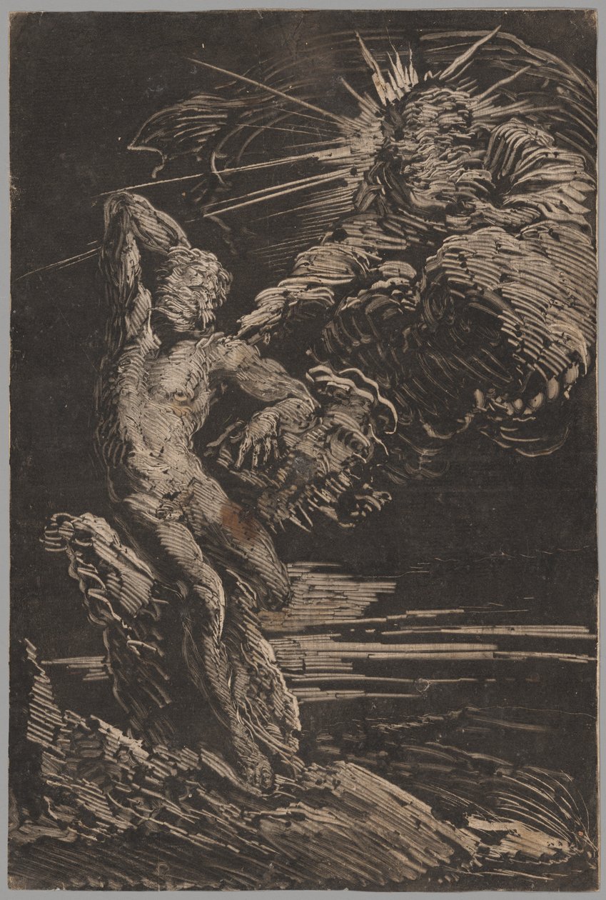 Skapelsen av Adam av Giovanni Benedetto Castiglione