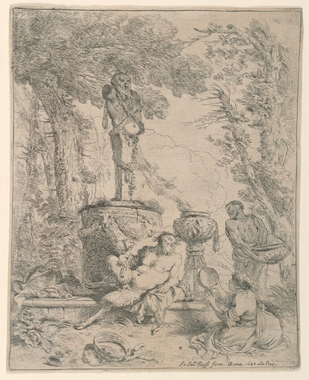 Festivalen av Pan av Giovanni Benedetto Castiglione