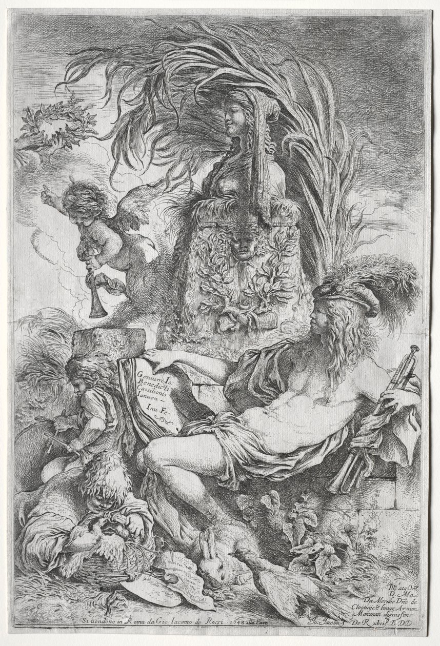 Snillet från Castiglione, 1648. av Giovanni Benedetto Castiglione