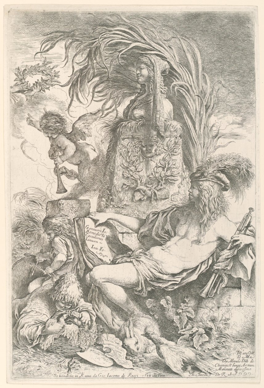 Målarens geni av Giovanni Benedetto Castiglione
