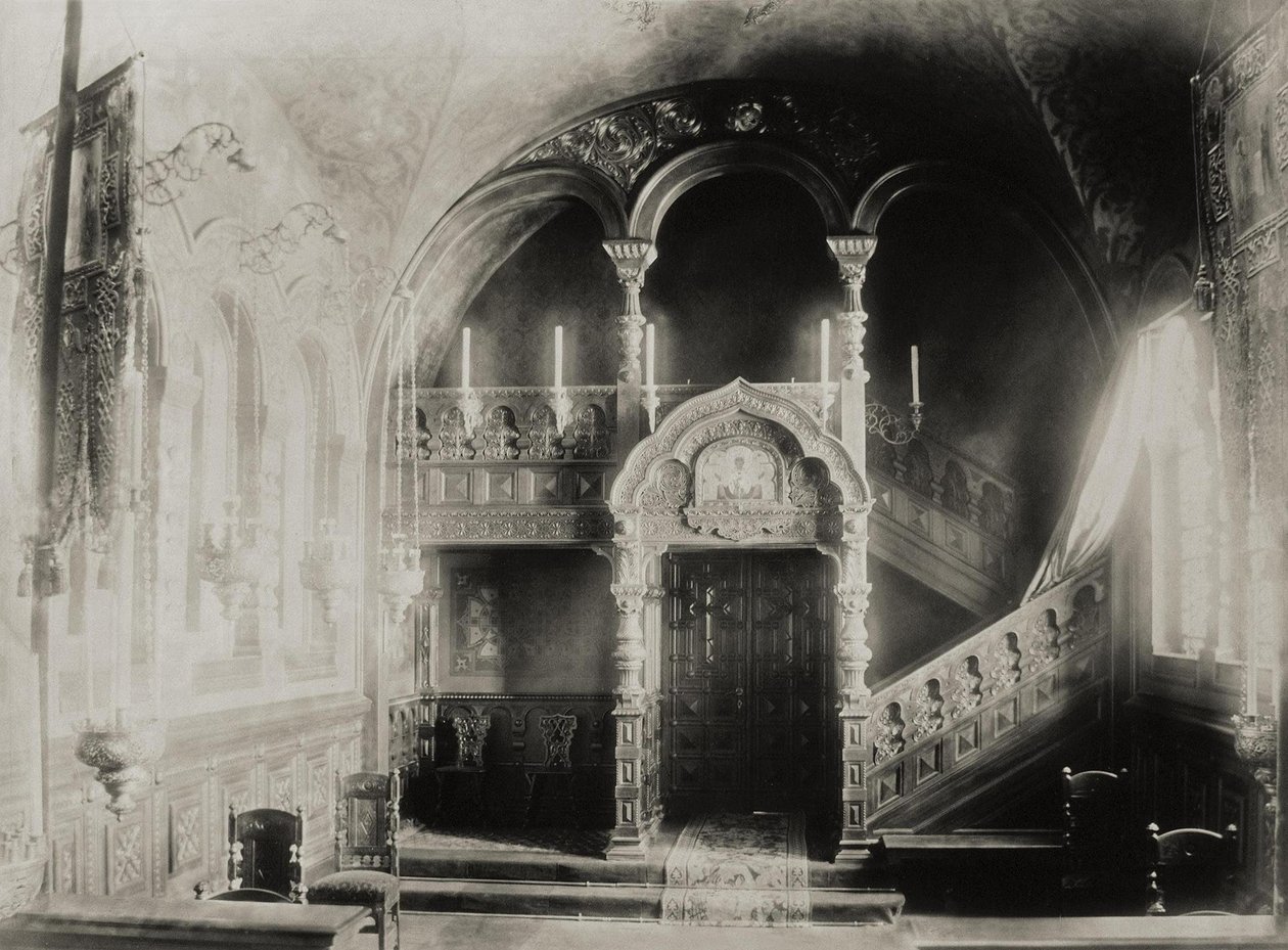 Huskapell vid Stroganovpalatset i Sankt Petersburg, efter 1879 av Giovanni Bianchi