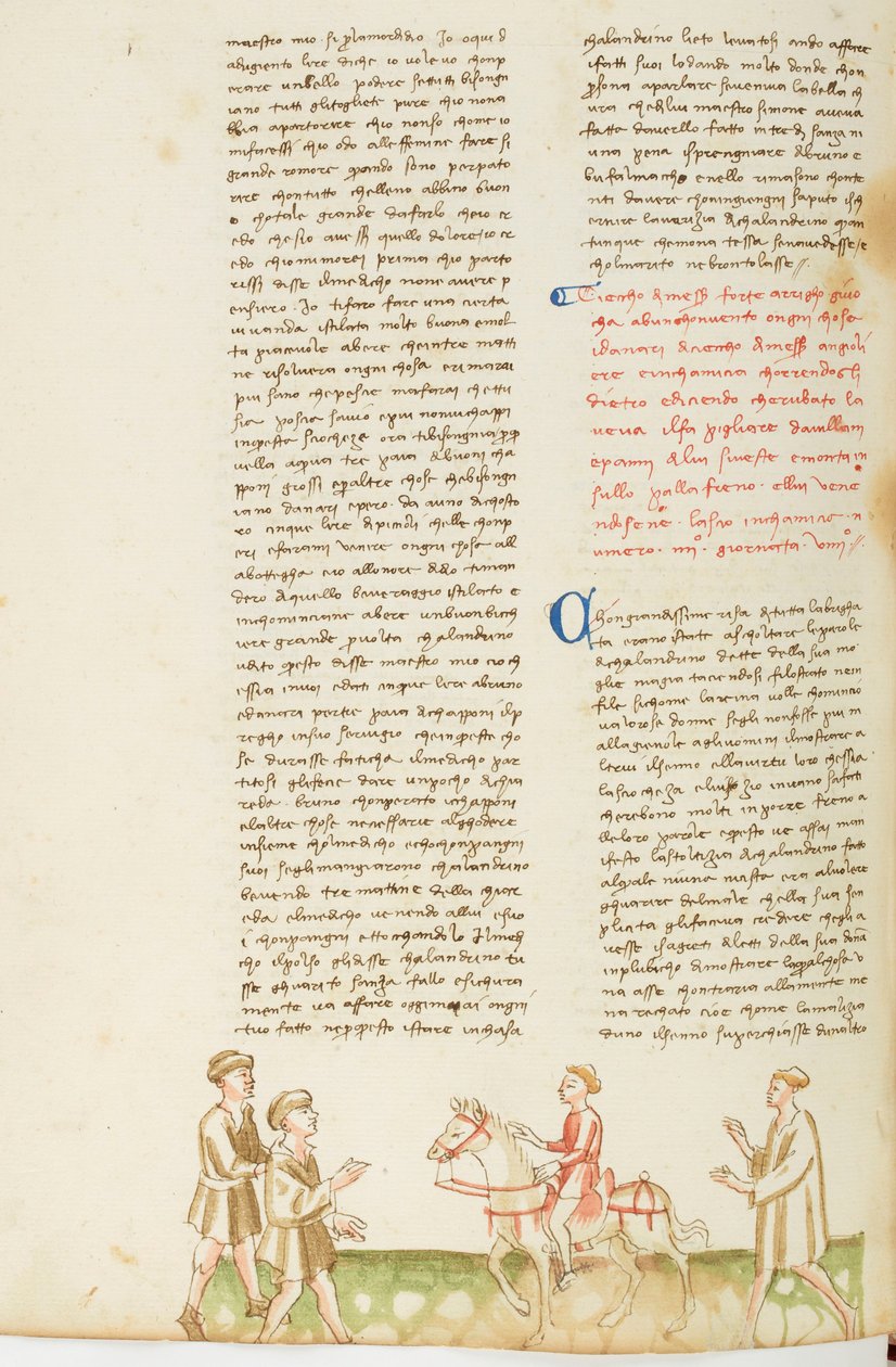Decameron, Cecco Angiolieri tagen för tjuv , Nionde dagen, novell 4. av Giovanni Boccaccio