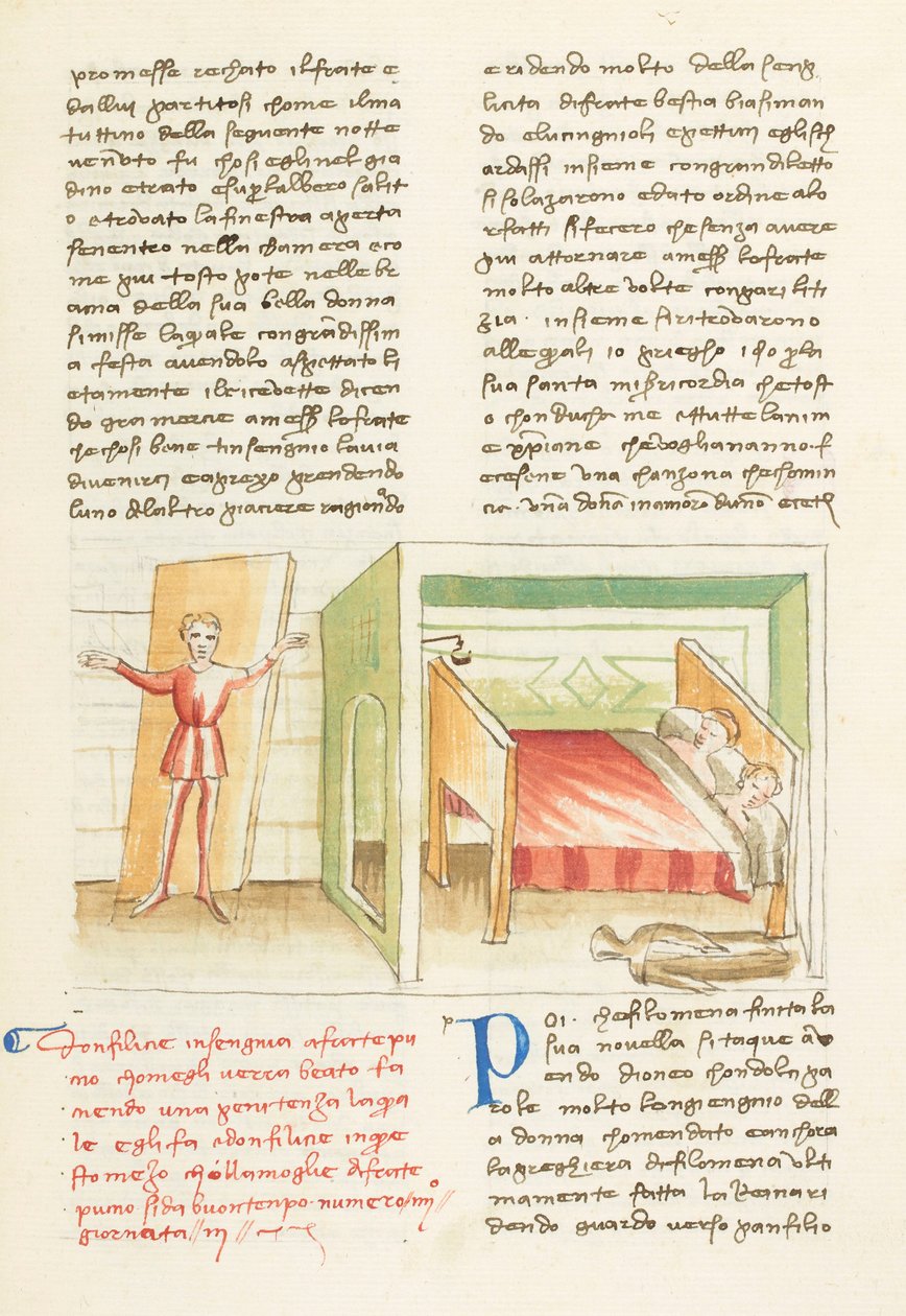 Dekameronen, Nyckeln till paradiset - Puccio di Rinieri utnyttjad av Felice, Tredje dagen, novell 4. av Giovanni Boccaccio