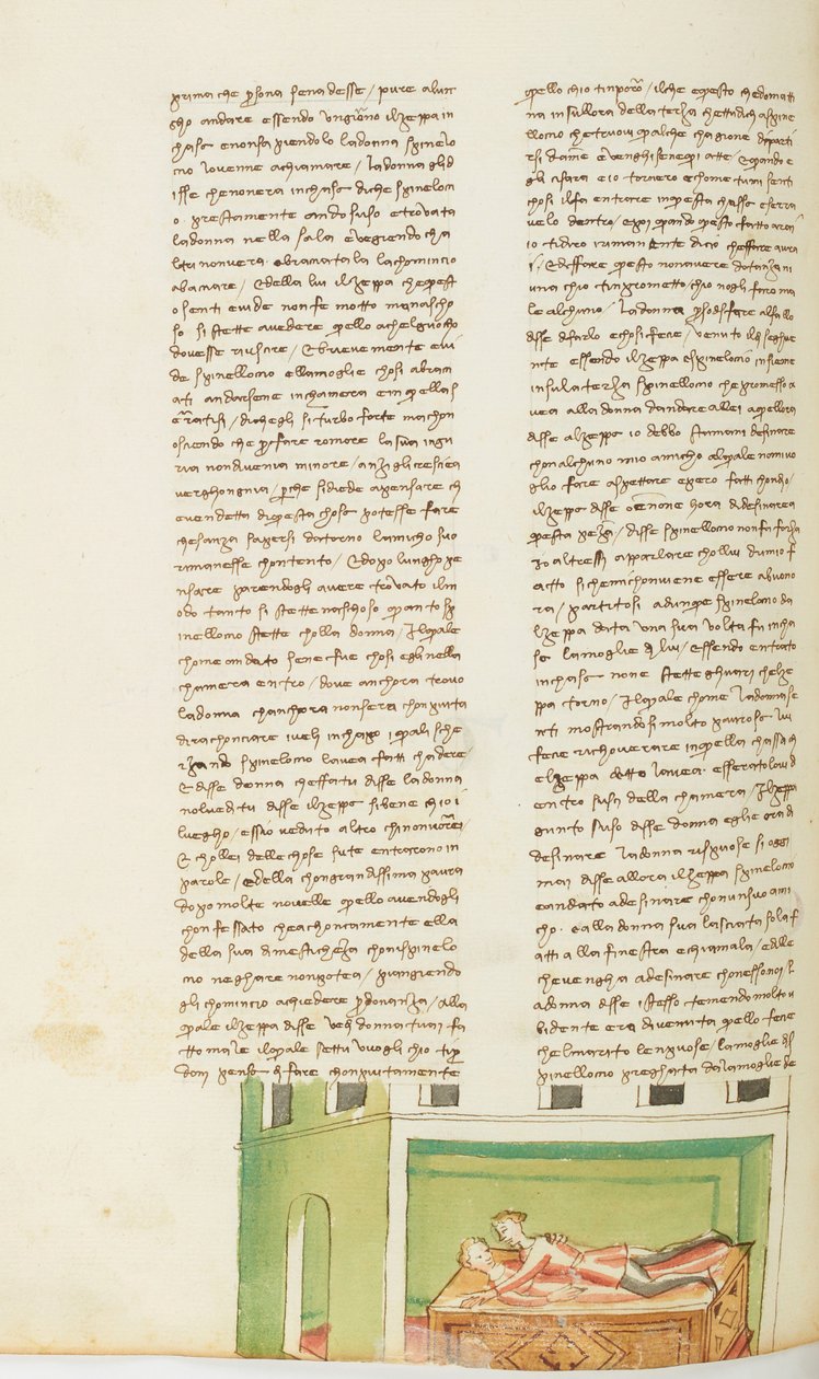 Decameron, Dansen på bröstet - Zeppa di Minos hämnd, Åttonde dagen, novell 8 av Giovanni Boccaccio