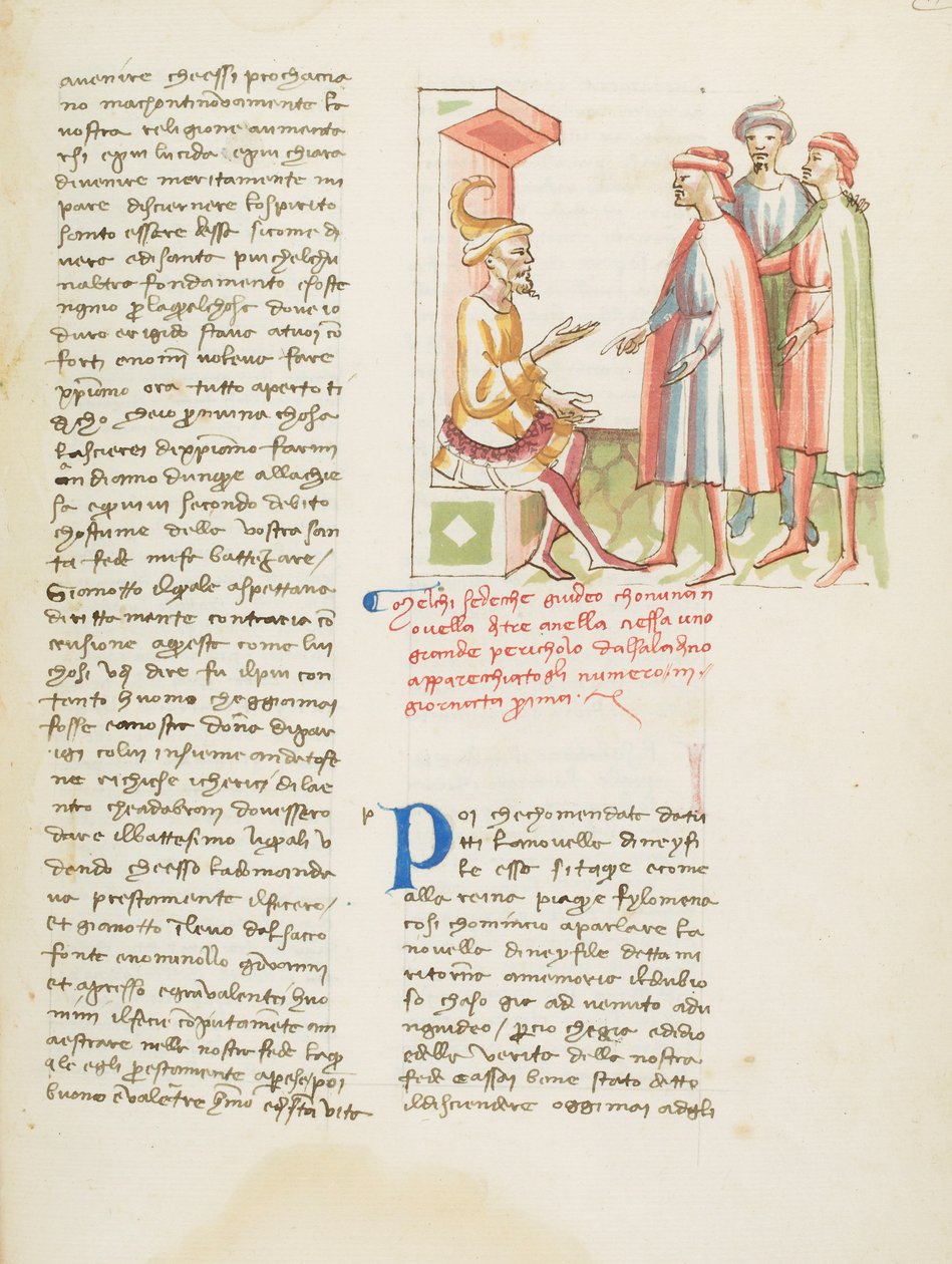 Decameron, Liknelsen om de tre ringarna - Saladin och Melkisedech av Alexandria, Första dagen, novell 3. av Giovanni Boccaccio