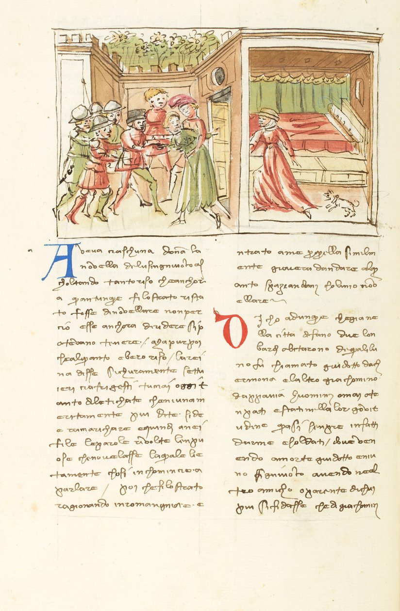 Decameron, Eleven - Bortförandet av Agnesa , Femte dagen, novell 5. av Giovanni Boccaccio