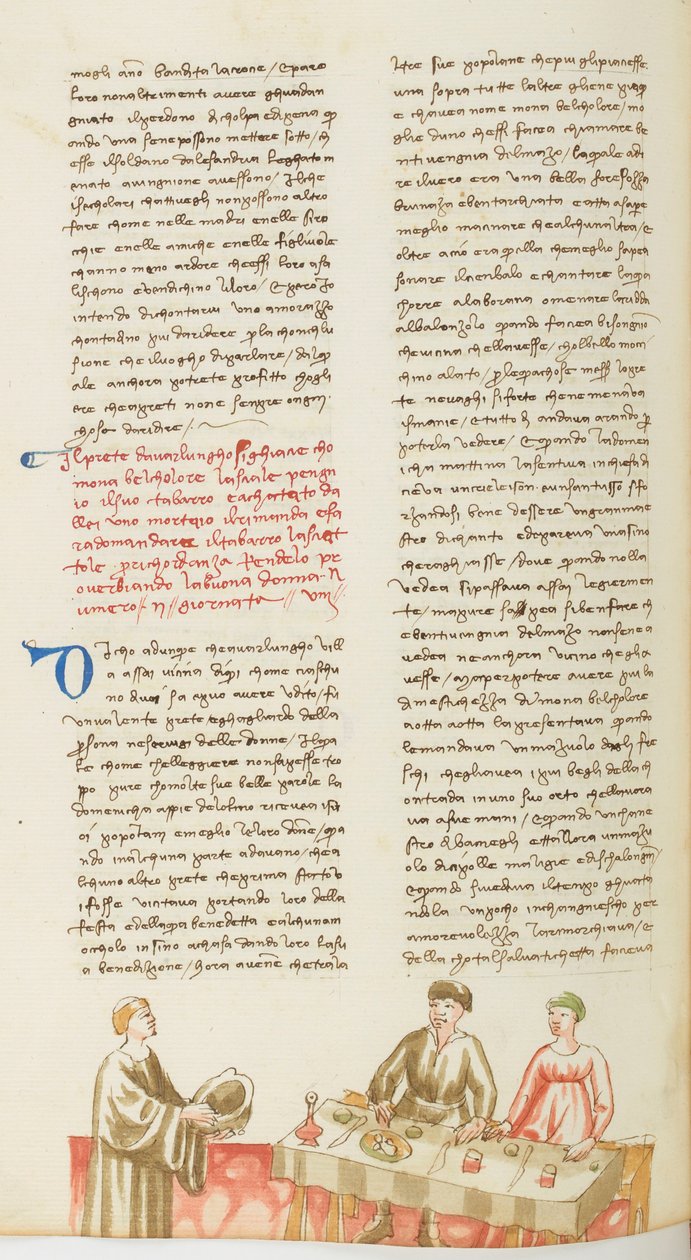 Decameron, Belcolors mortel - Belcolor hämtar sin mortel, Åttonde dagen, novell 2. av Giovanni Boccaccio