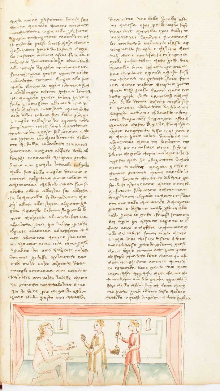 Decameron, De två enfaldiga - Gianni di Barolo lurar Pietro , Nionde dagen, novell 10. av Giovanni Boccaccio