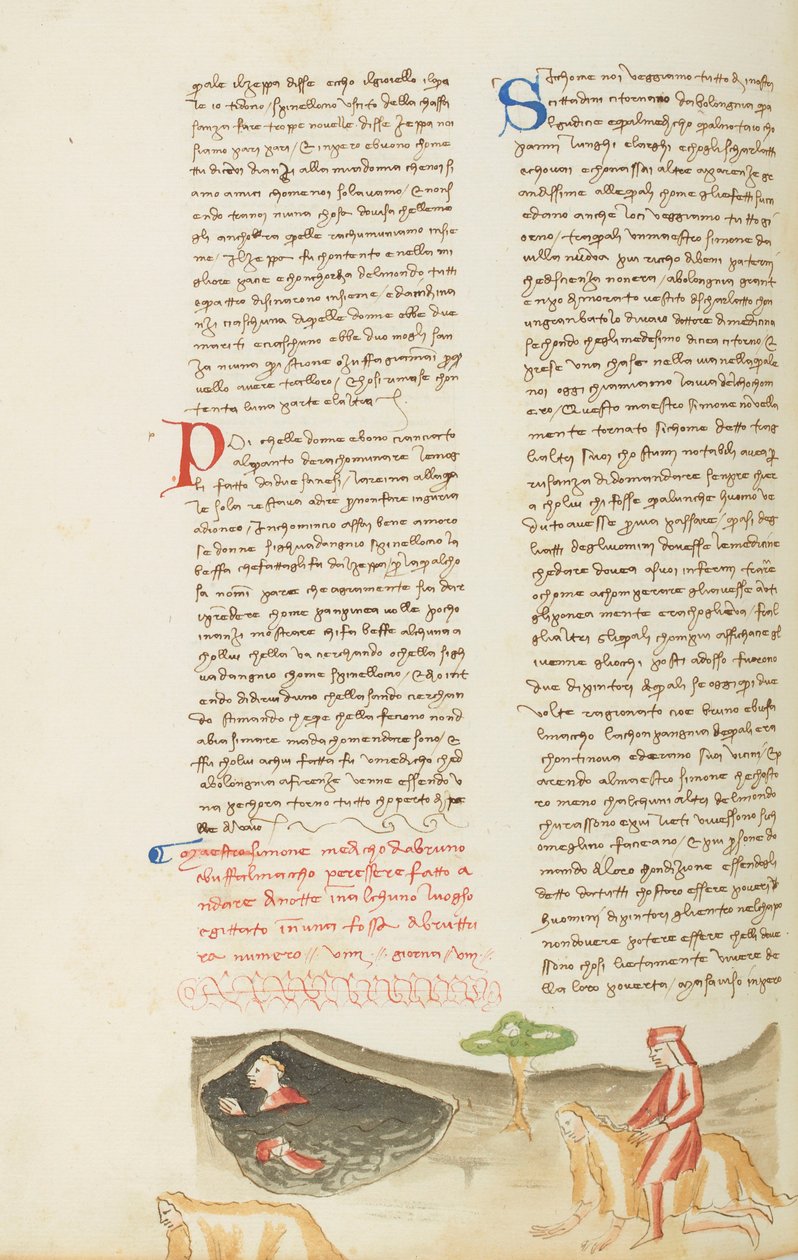 Dekameronen, Mäster Simons fasansfulla äventyr - Simone da Villa på den fula björnen, Åttonde dagen, novell 9. av Giovanni Boccaccio