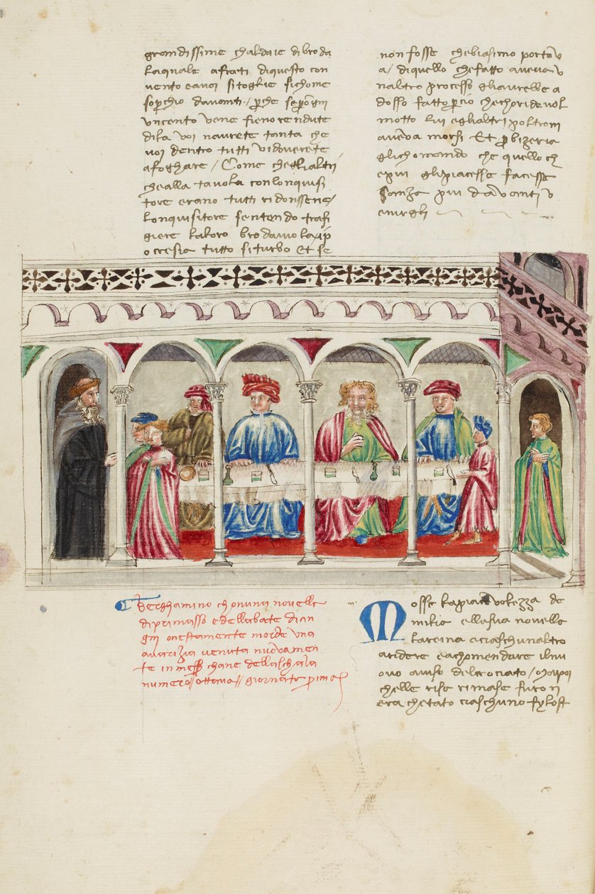 Decameron, De fattigas eminenta värdighet - Hugues Primat et abbé de Cluny, Första dagen, novell 7 av Giovanni Boccaccio