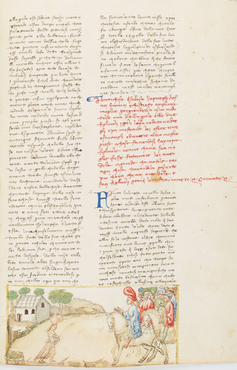 Decameron, Äktenskapets fysiologi - Gualtieri di Saluzzo hämtar Griselda, Tionde dagen, novell 10. av Giovanni Boccaccio