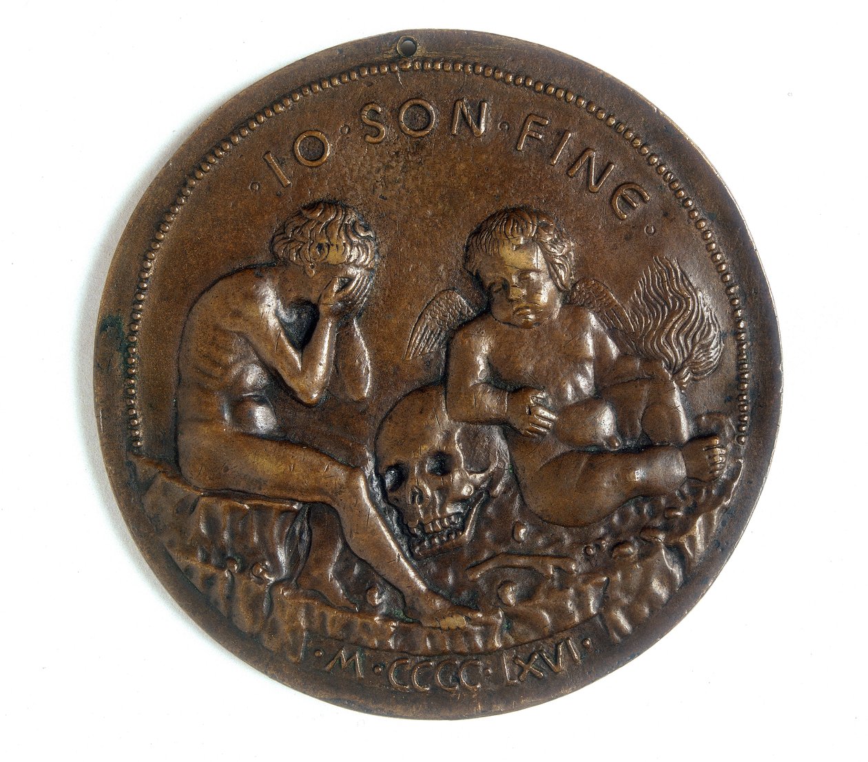 Medalj föreställande Antonino Pio: verso, verk av Giovanni Boldù, bevarat på Galleria Estense i Modena. av Giovanni Boldù
