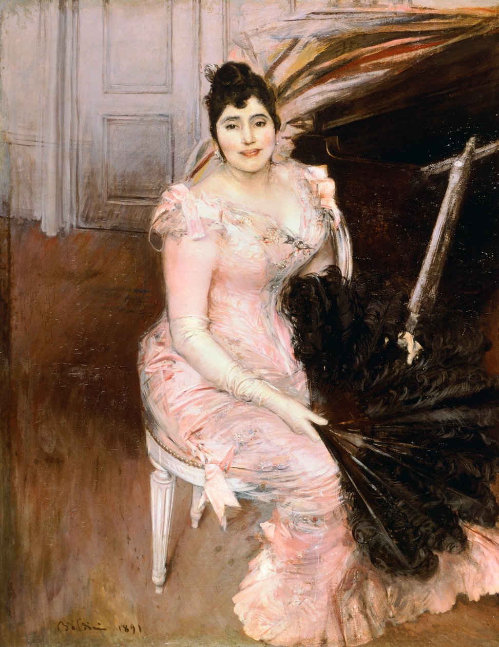 Argentinsk sångare, av Giovanni Boldini (1842-1931) av Giovanni Boldini