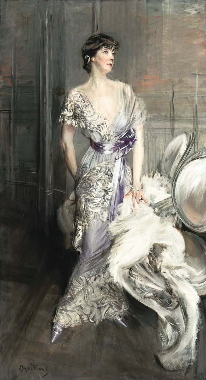 Boldini - PORTRÄTT AV CELIA TOBIN CLARK av Giovanni Boldini