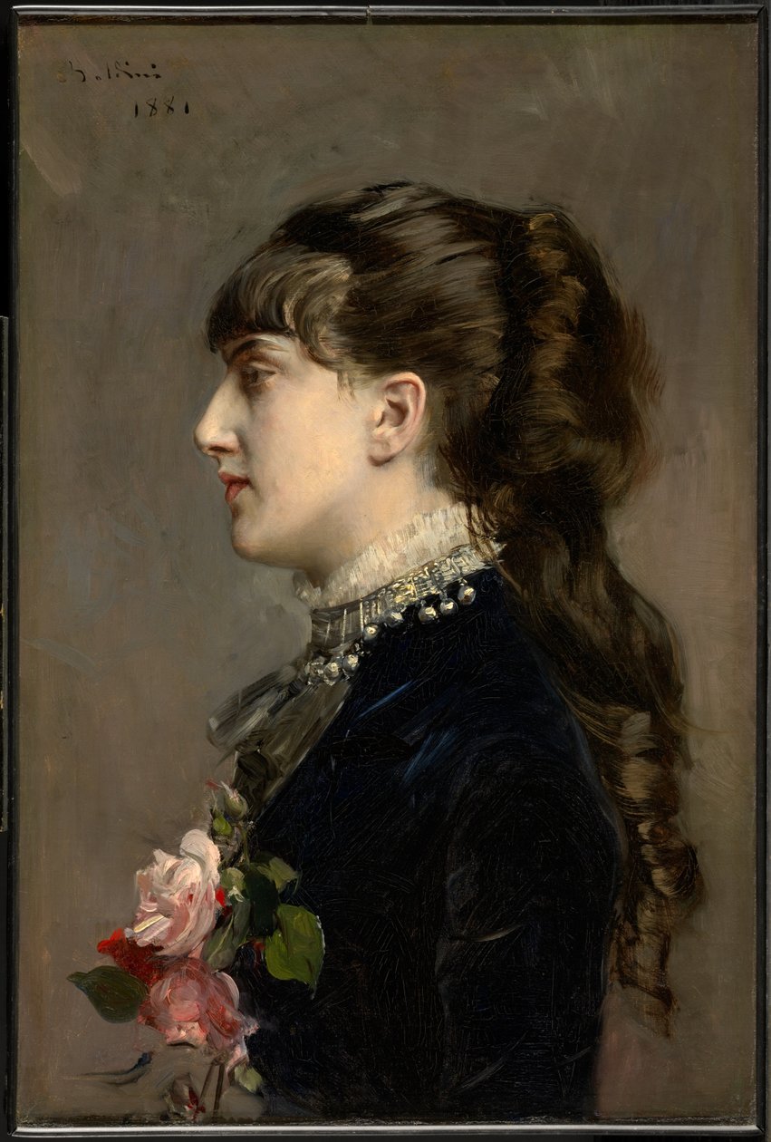 Fru Céline Leclanché av Giovanni Boldini