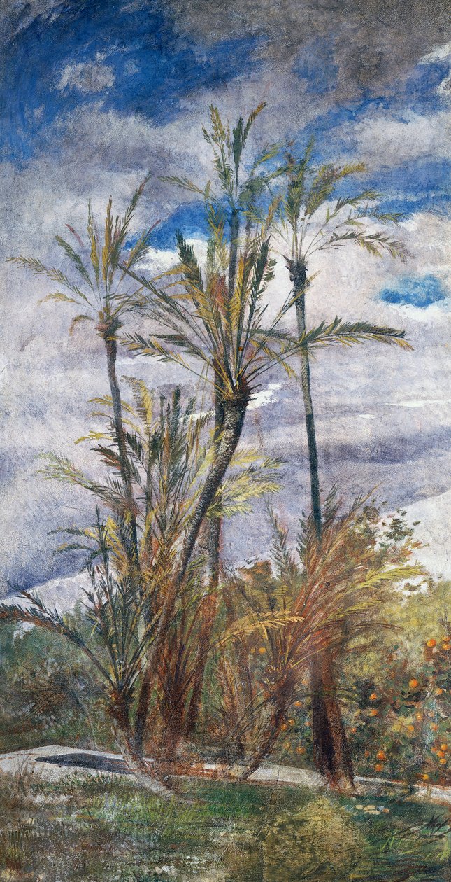 Palm- och apelsinträd av Giovanni Boldini