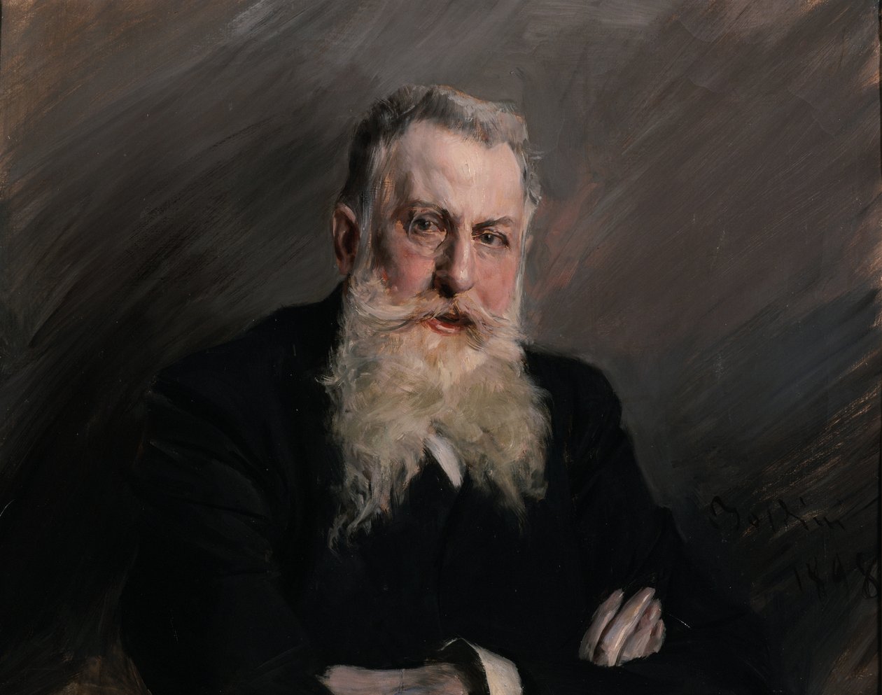 Porträtt av Antonio Starabba, markis av Rudinì 1839-1908, 1898. av Giovanni Boldini