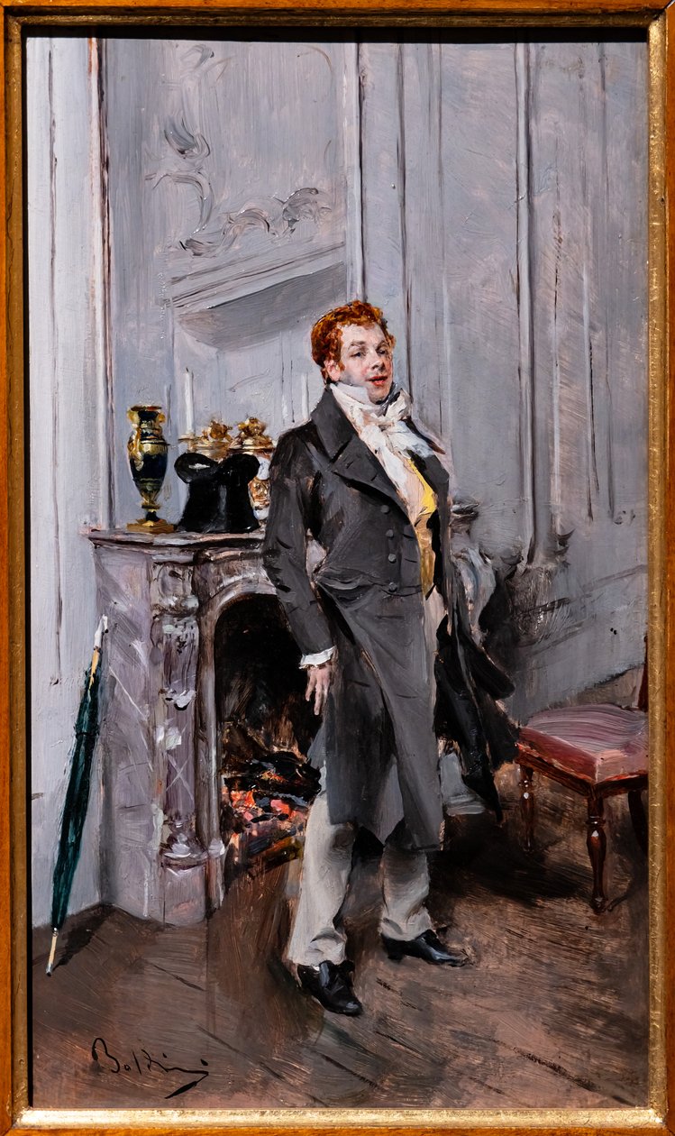 Porträtt av Coquelin Aine av Giovanni Boldini
