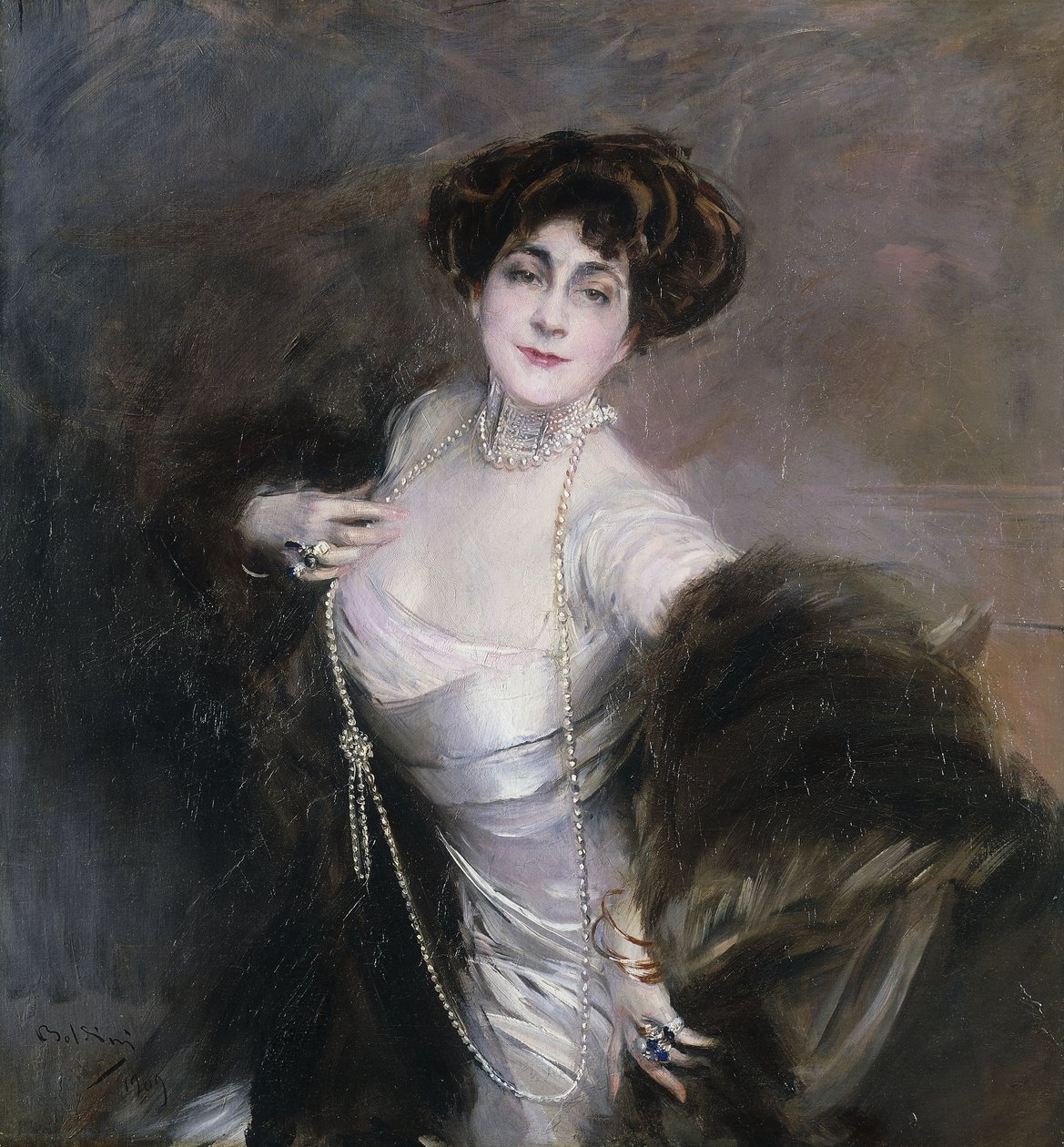 Porträtt av Diaz Albertini, 1909 av Giovanni Boldini