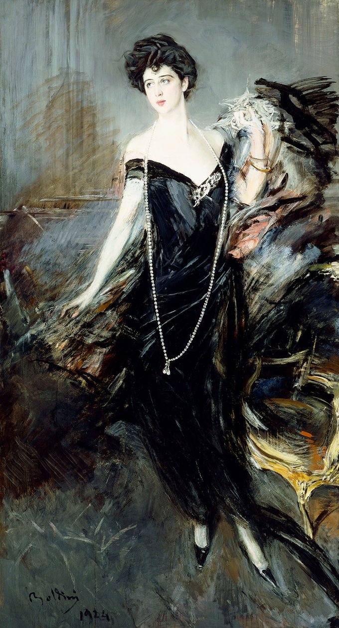 Porträtt av Donna Franca Florio, 1924 av Giovanni Boldini