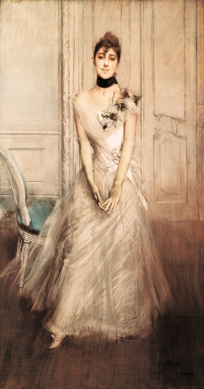 Porträtt av Emiliana Concha de Ossa av Giovanni Boldini