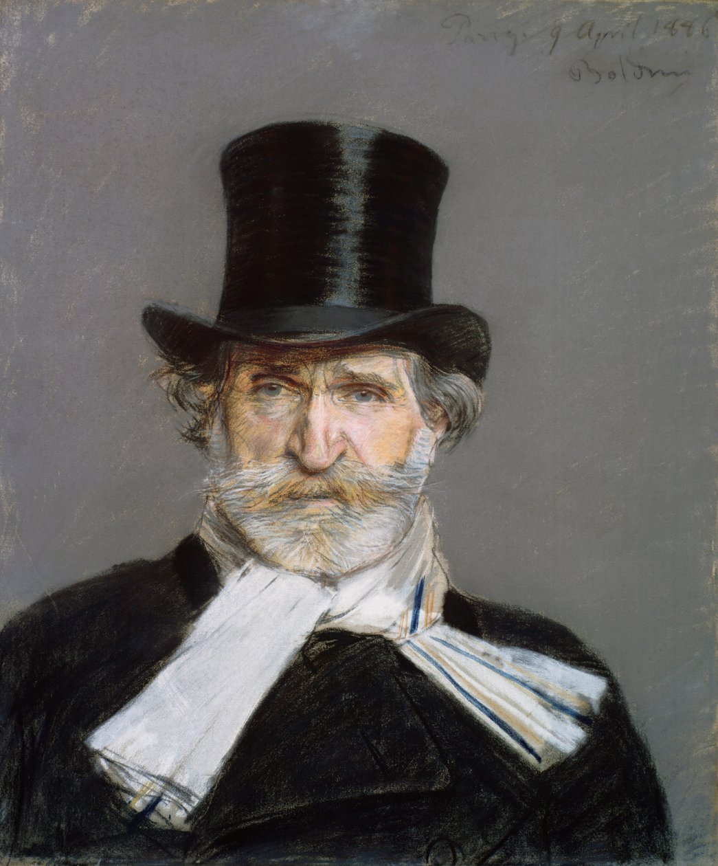 Porträtt av Giuseppe Verdi, 1886 av Giovanni Boldini
