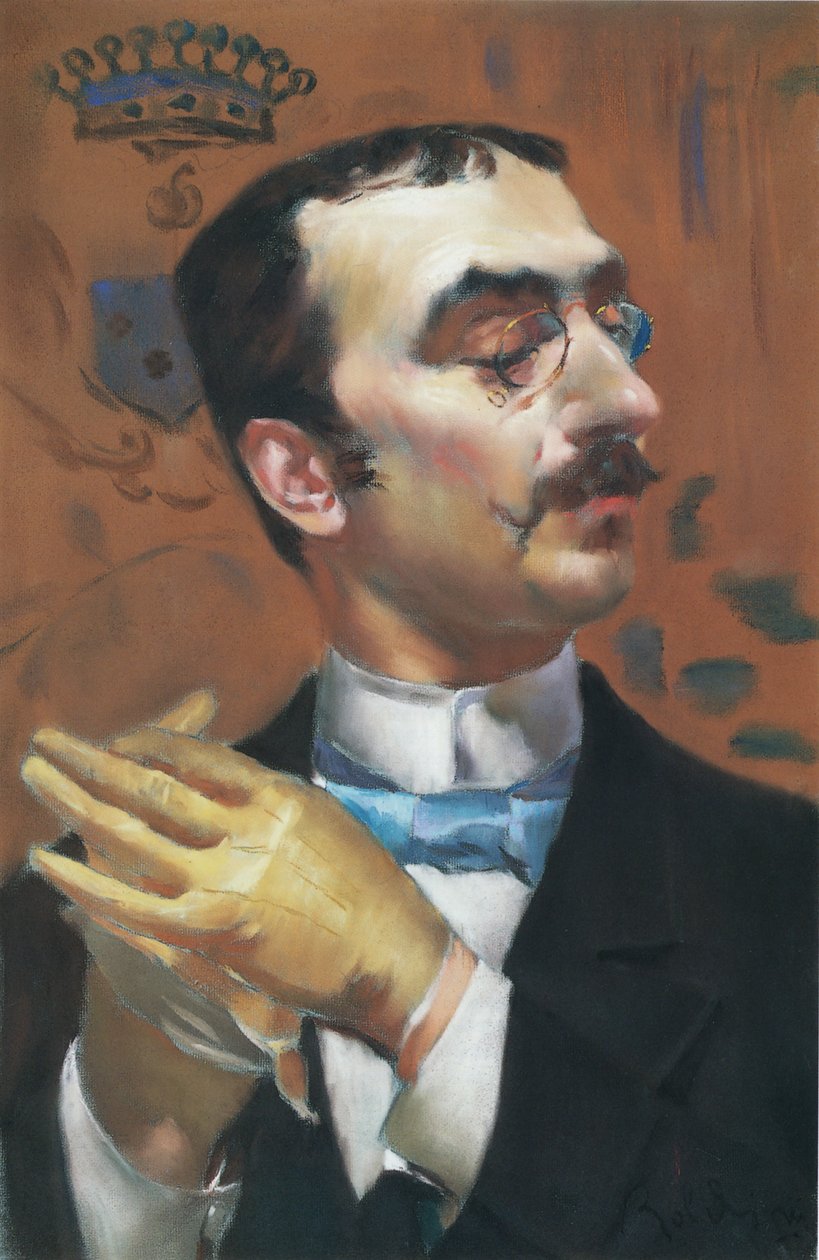 Porträtt av Henri de Toulouse-Lautrec av Giovanni Boldini